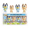Set de 4 Funko Pop Familia de Bluey, funko, pop, funko pop, bluey, juegos, juguetes, figuras, animacion