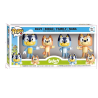 Set de 4 Funko Pop Familia de Bluey, funko, pop, funko pop, bluey, juegos, juguetes, figuras, animacion
