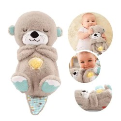 Peluche Nutria Interactiva, peluche, oso, interactivo, juguete, juego, niño, niña, luz, sonido, ronquido