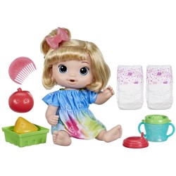 BABY ALIVE, BEBIDAS DE FRUTAS, Muñeca, jugrete, niña, bebe-pañal- juego