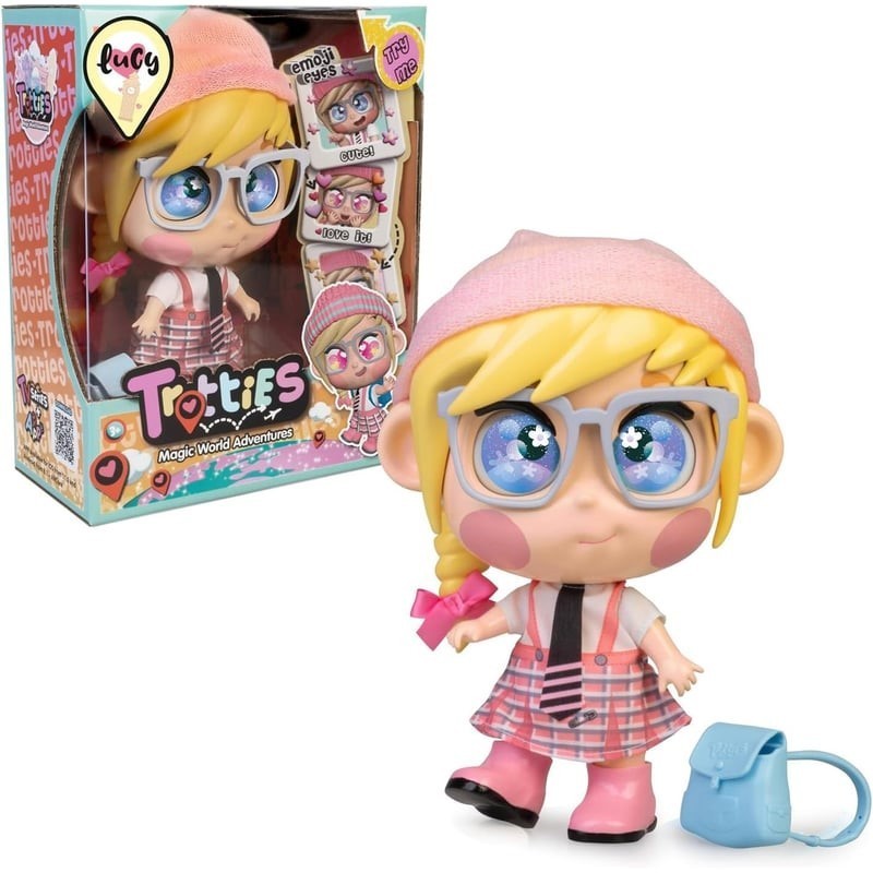Trotties, Muñeca, Emoji, Ojos, Modelo, Lucy, niña, juego, juguete