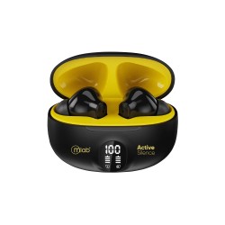 Audífono ActiveSilence TWS earbuds with ANC / ENC Technology – Amarillo, parlante, mlab, regalo