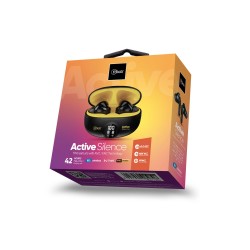 Audífono ActiveSilence TWS earbuds with ANC / ENC Technology – Amarillo, parlante, mlab, regalo