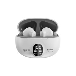 Audífono ActiveSilence TWS earbuds with ANC / ENC Technology – Blanco, audifono, mlab, regalos
