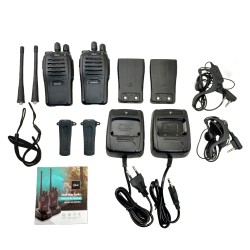 Kit 2 Intercomunicadores 16 Canales, Walkie Talkie, regalo, mlab