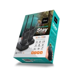 Kit 2 Intercomunicadores 16 Canales, Walkie Talkie, regalo, mlab