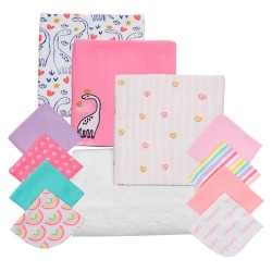 Baby Gift 12 Piezas Fucsia Dinosaurio