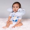 Cojín Apoya Cabeza Azul Ballena