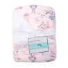 Frazada de Sherpa Doble Capa - Danza Animal y Jirafa Floral