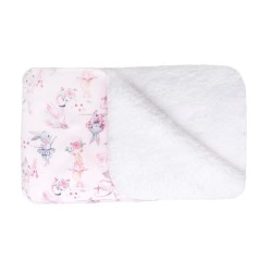 Frazada de Sherpa Doble Capa - Danza Animal y Jirafa Floral