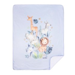 Frazada de Sherpa Doble Capa - Vuelos, Sueños y Reino Safari