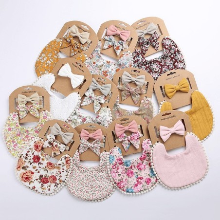 Set Babero con Cintillo para bebé