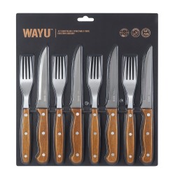 Set Cuchillos Y Tenedores Prm 8 Pcs