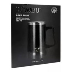Wayu Beer Mug Stainless Steel 750Ml