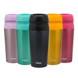 Mug Térmico con Botón 450 ml Colores Surtidos