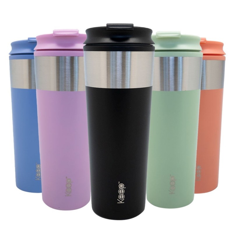 Mug Metálico Keep Acero Inoxidable 450 ML