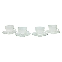 SET 4 TAZAS C/PLATO ESPRESSO
