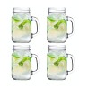 SET 4 VASOS MOJITO MASON GLASSO