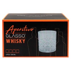 SET 4 VASOS WHISKY VINTAGE GLASSO