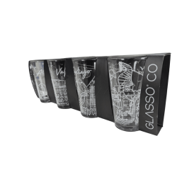 SET 4 VASOS CHILE COLLECTION GLASSO