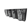 SET 4 VASOS CHILE COLLECTION GLASSO