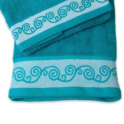 Jgo. Toallas 2 Piezas Catalina con Borde Jacquard (en Caja)