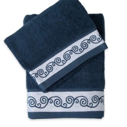 Jgo. Toallas 2 Piezas Catalina con Borde Jacquard (en Caja)